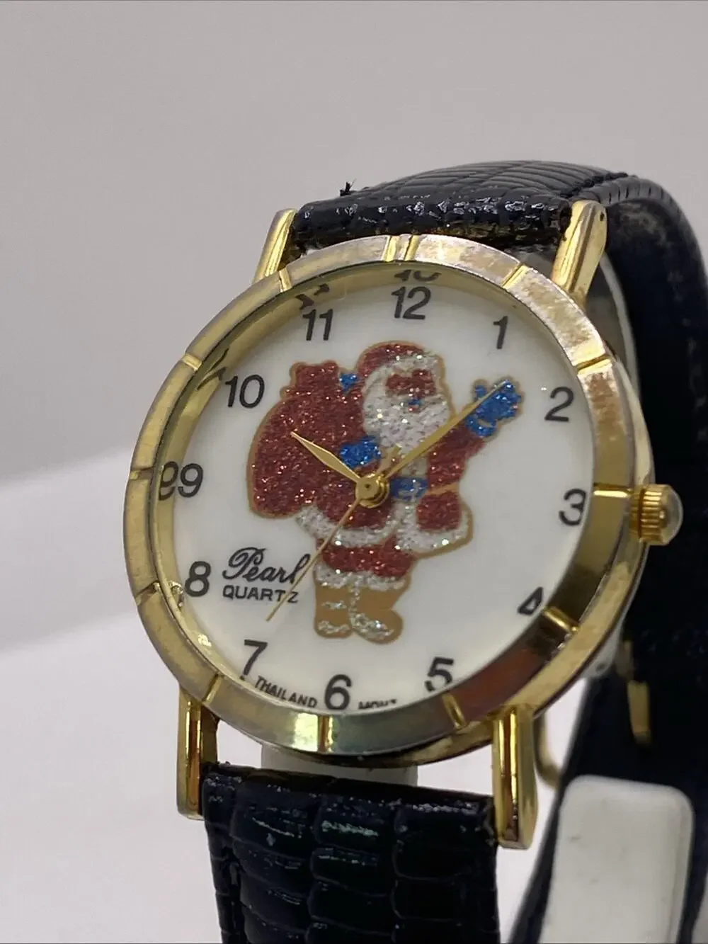 Womens Vintage Christmas Watch Works New Battery